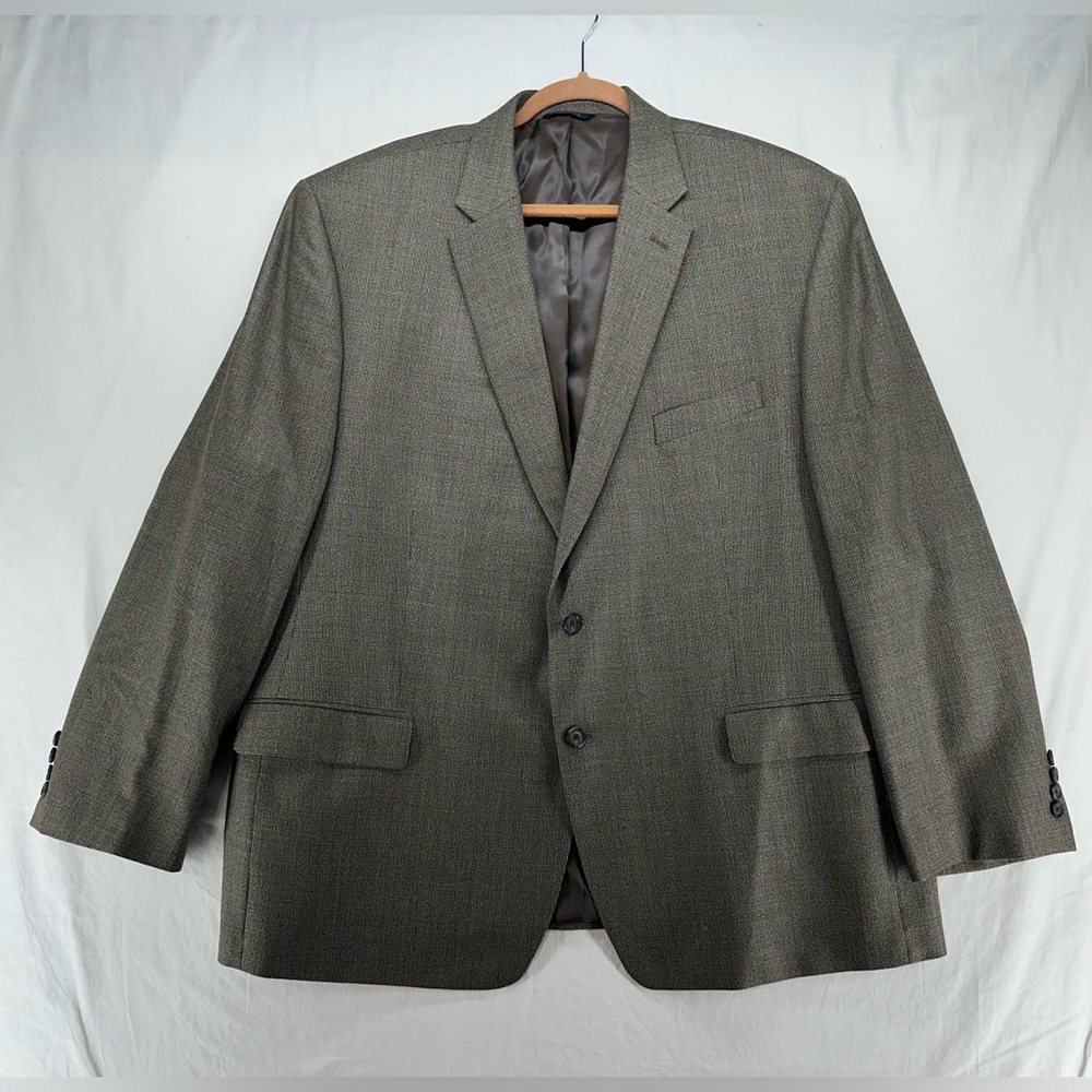 Ralph Ralph Lauren Blue Label Silk Wool Blend Brown Blazer Jacket Sport Coat 50R
